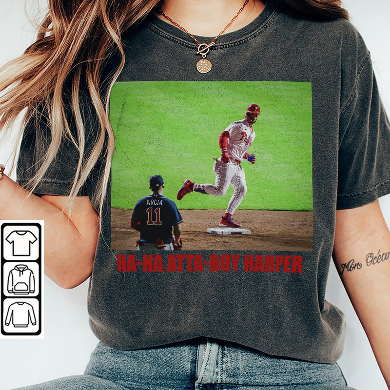 Philadelphia Aaron Nola Ha Ha Ha Atta-Boy Harper Shirt, Phiapparel Atta Boy Harper Tee 1210 LTRP.jpg