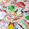 ChristmasHolidayStickersSantaClausStickersHappyNewYearStickersSnowmanStickersDecorative