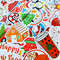 ChristmasHolidayStickersSantaClausStickersHappyNewYearStickersSnowmanStickersDecorative
