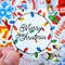 ChristmasHolidayStickersSantaClausStickersHappyNewYearStickersSnowmanStickersDecorative