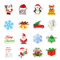 ChristmasHolidayStickersSantaClausStickersHappyNewYearStickersSnowmanStickersDecorative