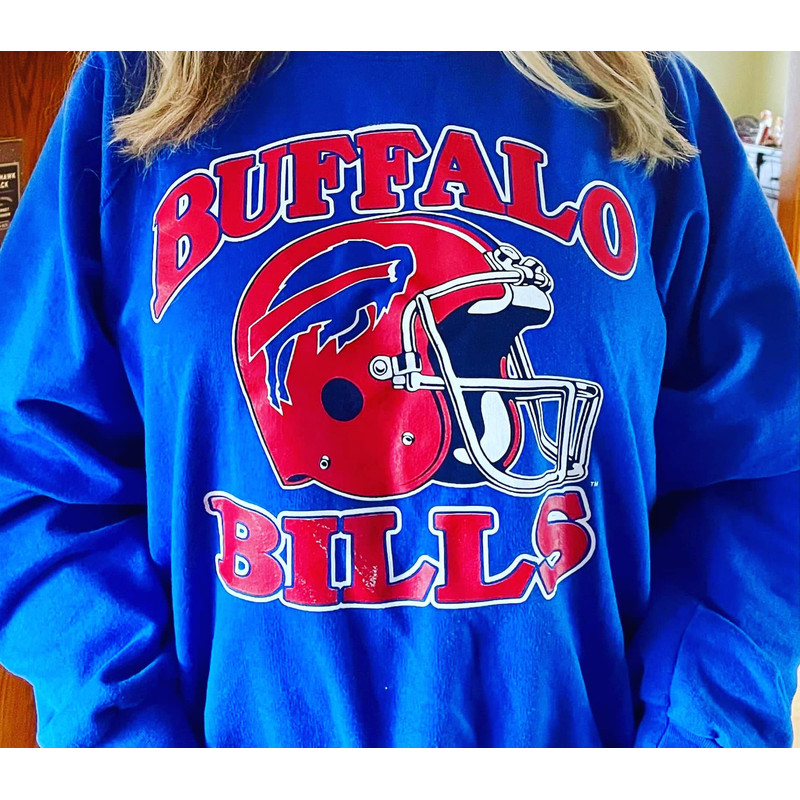 Vintage Buffalo Football Crewneck, Buffalo Bill Sweatshirt, Bill Sweatshirt, Bills Football, Buffalo New York, Buffalo Fan Gift-2.jpg