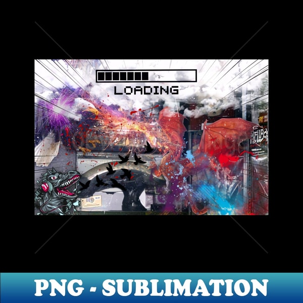 LOADING ART PRINTS - PNG Transparent Digital Download File f - Inspire ...