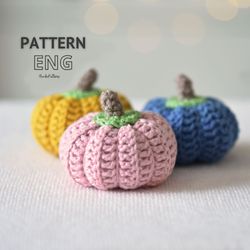 Crochet pumpkin pattern, crochet succulent, halloween amigurumi