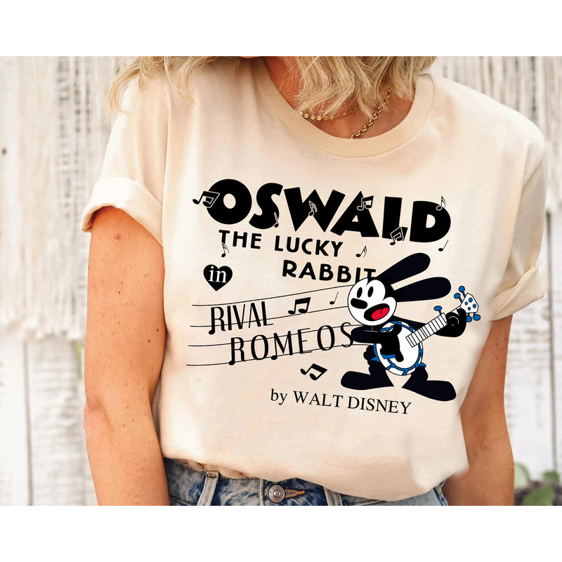 Oswald the Lucky Rabbit 'Rival Romeos' Shirt, Disney Oswald Shirt, Oswald Walt Disney Studio T-shirt, Epic Mickey Shirt, Disneyland Shirt.jpg