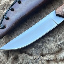 custom fixed blade hunting knife, tanto knife, bushcraft, camping, skinner knife