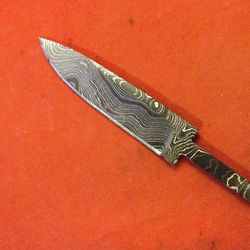 damascus steel billet blade blank, knife