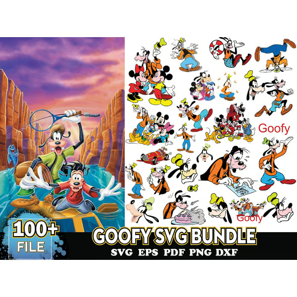 Goofy R 100 Mega Goofy SVG Bundle, Goofy PNG, Goofy Logo, Goofy Clip - Inspire ...