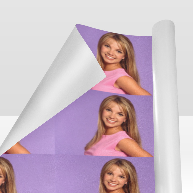 Britney Spears Gift Wrapping Paper.png