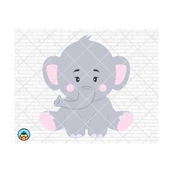baby elephant svg, baby shower svg, elephant svg, baby svg, cute elephant svg, baby elephant vector, elephant silhouette, elephant cricut