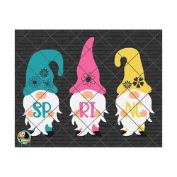 spring gnomes svg, spring svg, easter svg, spring design for shirts, spring quotes, spring cut files, cricut, silhouette, png