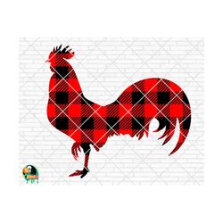 buffalo plaid rooster svg, rooster head svg, rooster vector, rooster png, rooster svg shirt, rooster clipart, cut file, cricut, silhouette