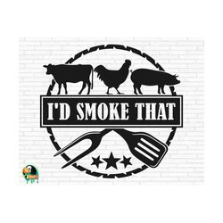 id smoke that svg, barbecue svg, grill dad svg, grill master svg, grilling svg, kitchen svg, apron svg, cut files, cricut, png, svg