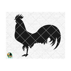 rooster silhouette svg, rooster svg, rooster head svg, rooster vector, rooster png, animal svg, rooster svg shirt, clipart, cut file, cricut