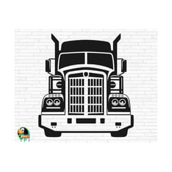 semi truck svg, trucker svg, tractor cab truck svg, truck svg, trucker driver svg, 18 wheeler truck svg, cut files, cricut, png, svg