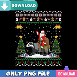 badger ugly xmas png perfect files design download
