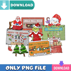 jingle santa png perfect files sublimation design download
