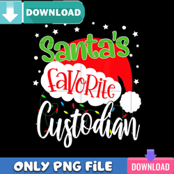 santa favorite custodian png perfect sublimation design download