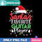 Santa Favorite Guitar Player PNG Perfect Sublimation Design Download.jpg