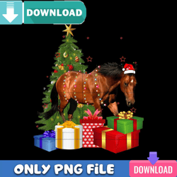 santa horse christmas png best files design download