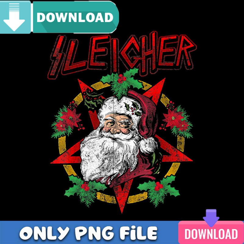 Sleigher PNG Perfect Files Sublimation Design Download.jpg