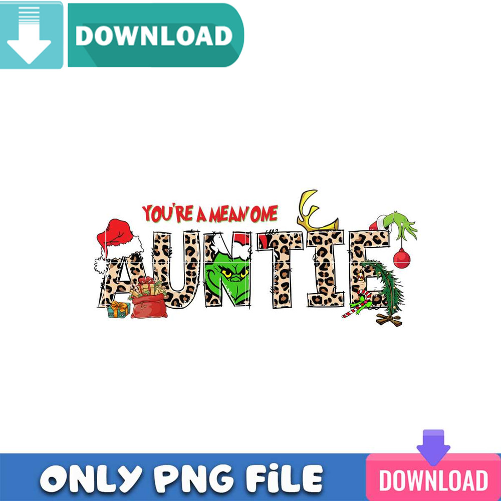 Auntie Grinch PNG Perfect Sublimation Design Download.jpg