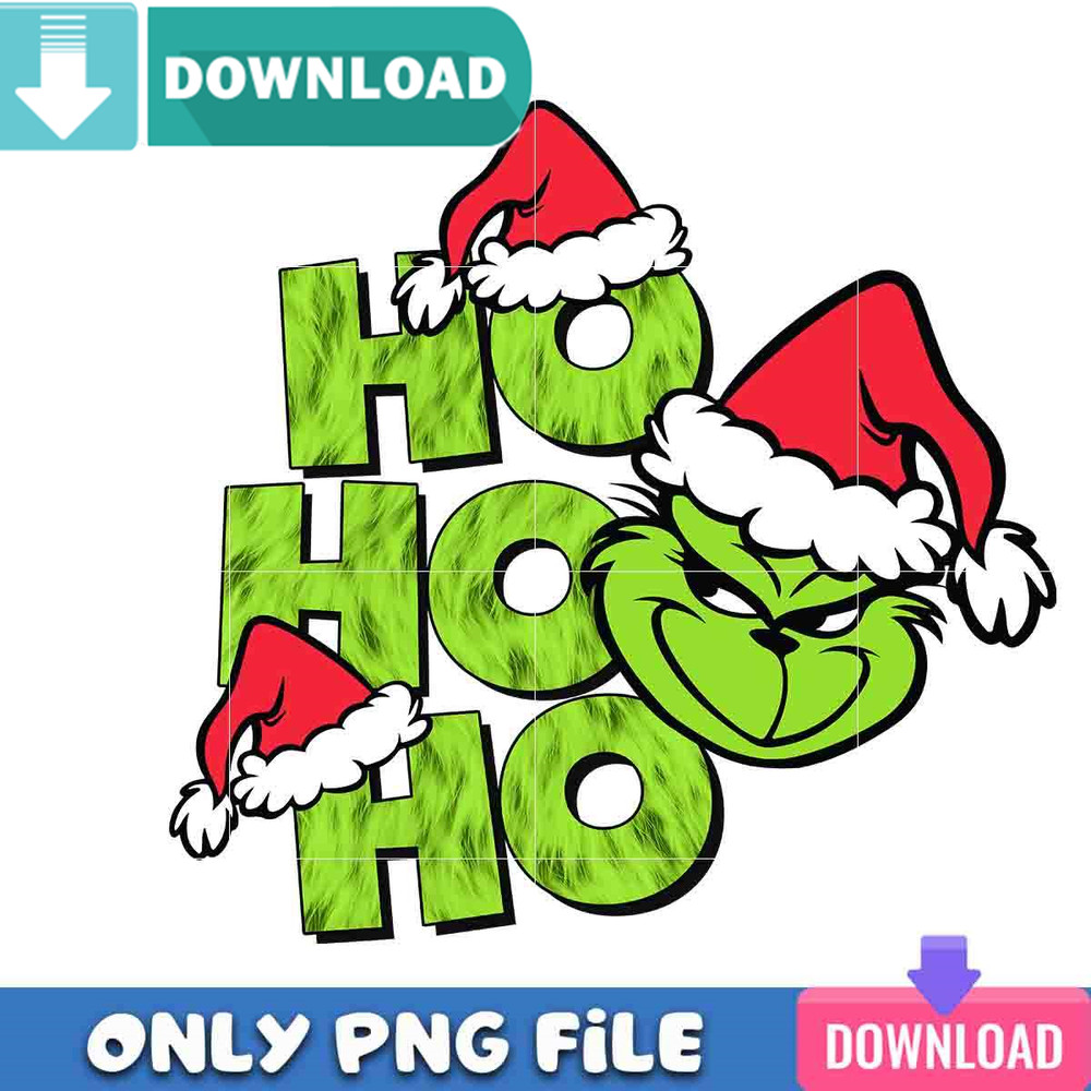 Ho Ho Ho Grinchy Naughty Png Best Files Design Download.jpg