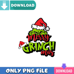 christmas of grinch png perfect sublimation design download