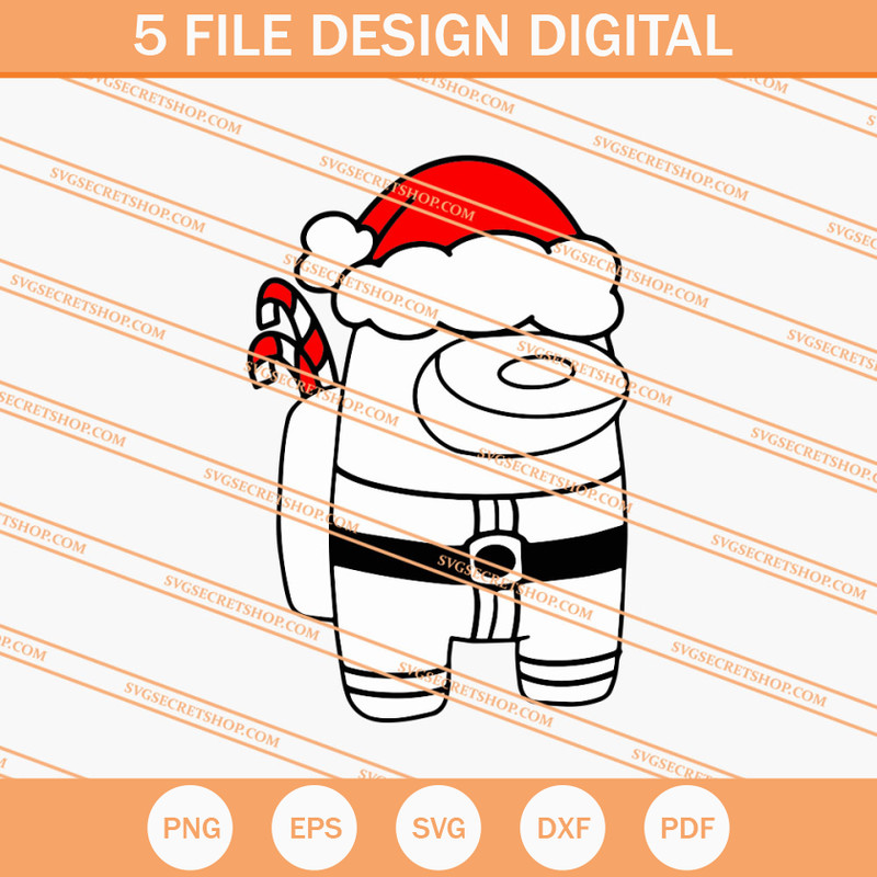 Among Us Santa Christmas SVG, Santa Christmas SVG, Christmas SVG - SVG Secret Shop.jpg