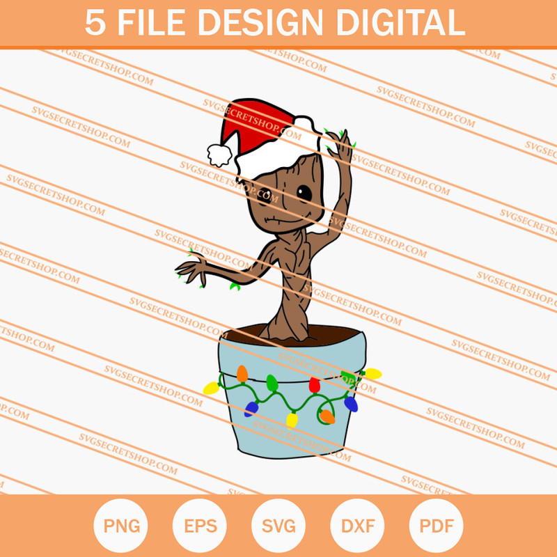 Baby Groot Christmas Light SVG, Baby Groot SVG, Christmas SVG - SVG Secret Shop.jpg