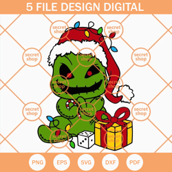 baby oogie boogie christmas svg, christmas svg, oogie boogie svg