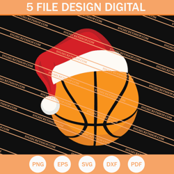 Basketball Christmas SVG, Christmas SVG, Basketball SVG