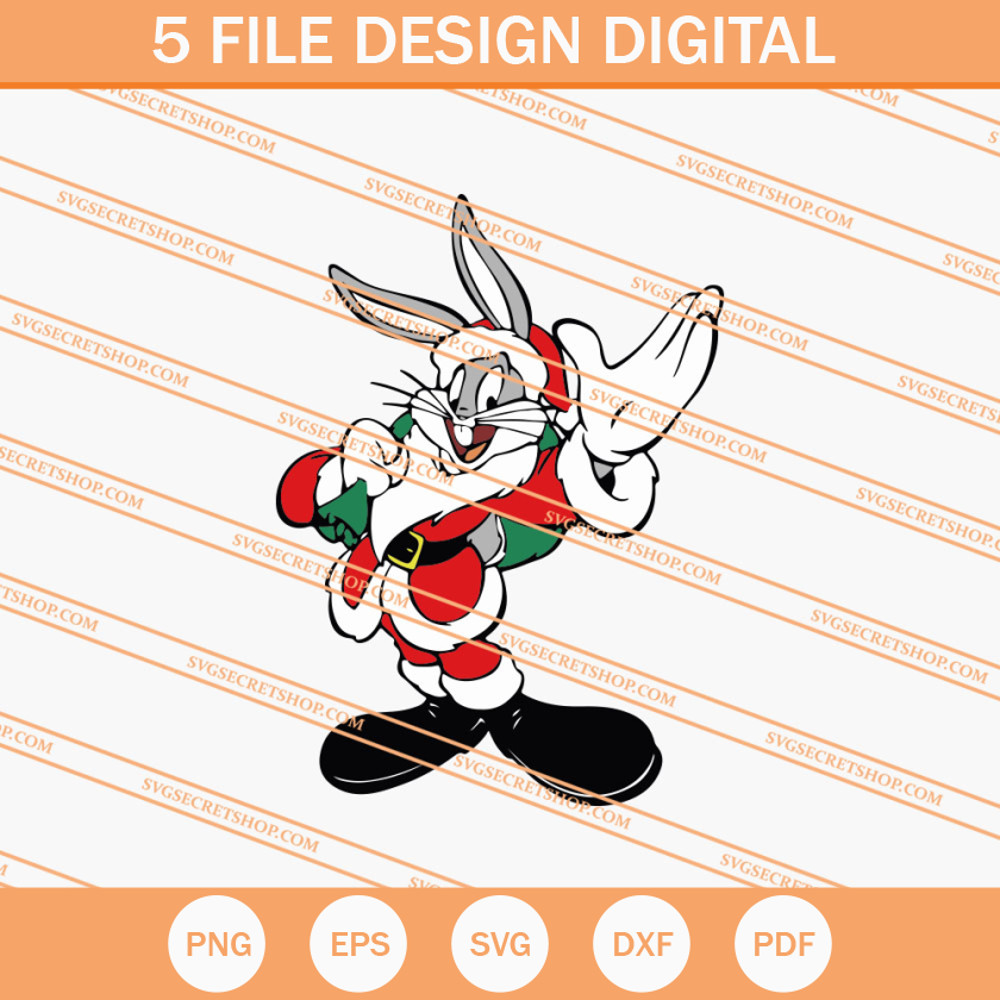 Bugs Bunny Santa SVG, Bugs Bunny SVG, Christmas SVG - SVG Secret Shop.jpg