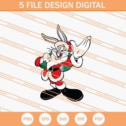 bugs bunny santa svg, bugs bunny svg, christmas svg