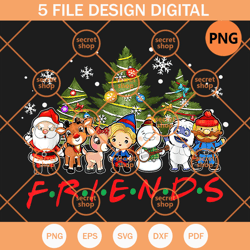 Christmas Friends , Christmas Main Characters , Christmas Tree Forest