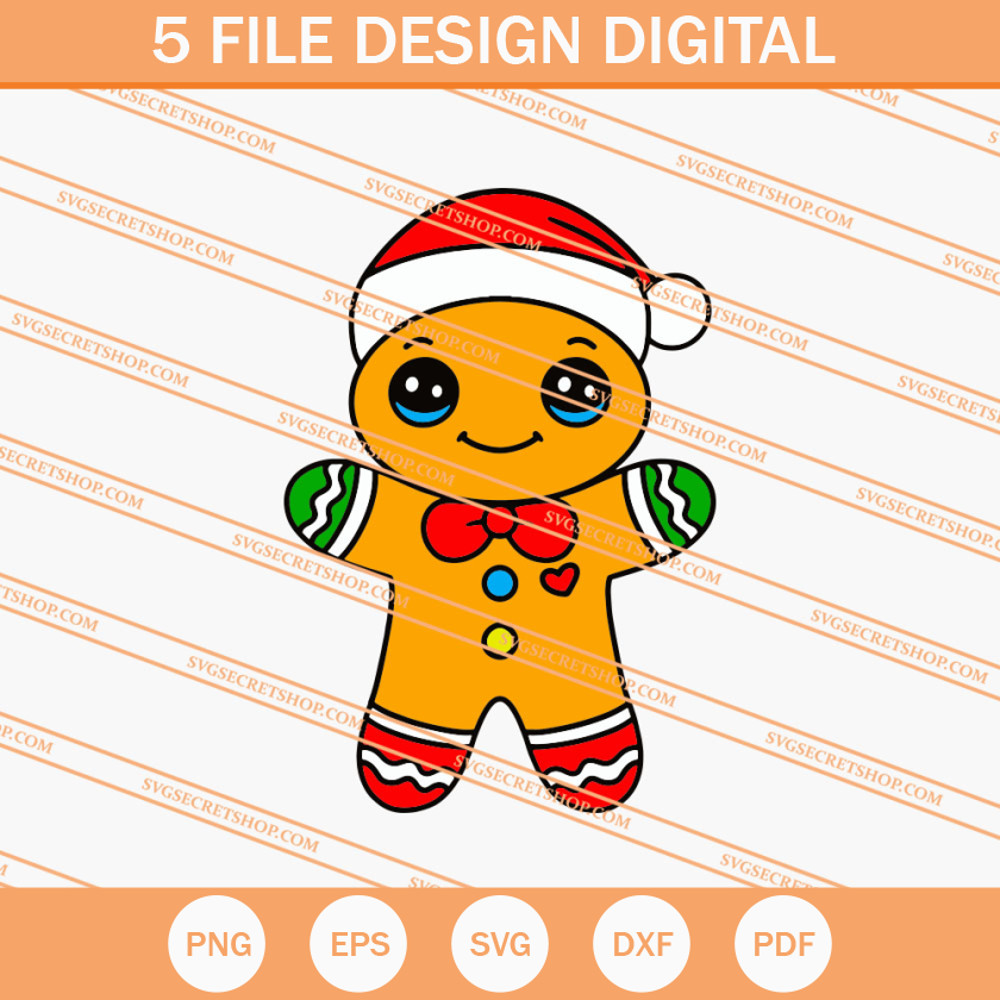 Christmas Gingerbread Man SVG, Gingerbread Man SVG - SVG Secret Shop.jpg