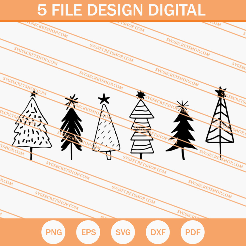 Christmas Trees SVG, Christmas SVG, Merry Christmas SVG - SVG Secret Shop.jpg