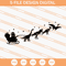 Dinosaur Sleigh SVG, Christmas SVG, Dinosaur SVG - SVG Secret Shop.jpg