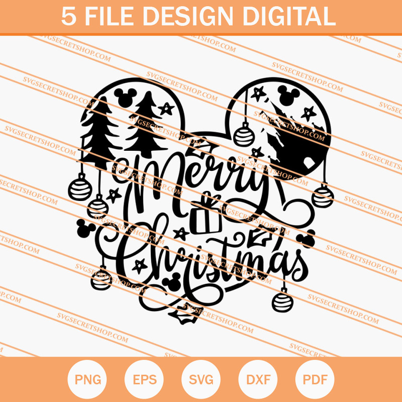 Disney Christmas SVG, Disney SVG, Mickey SVG, Christmas SVG - SVG Secret Shop.jpg