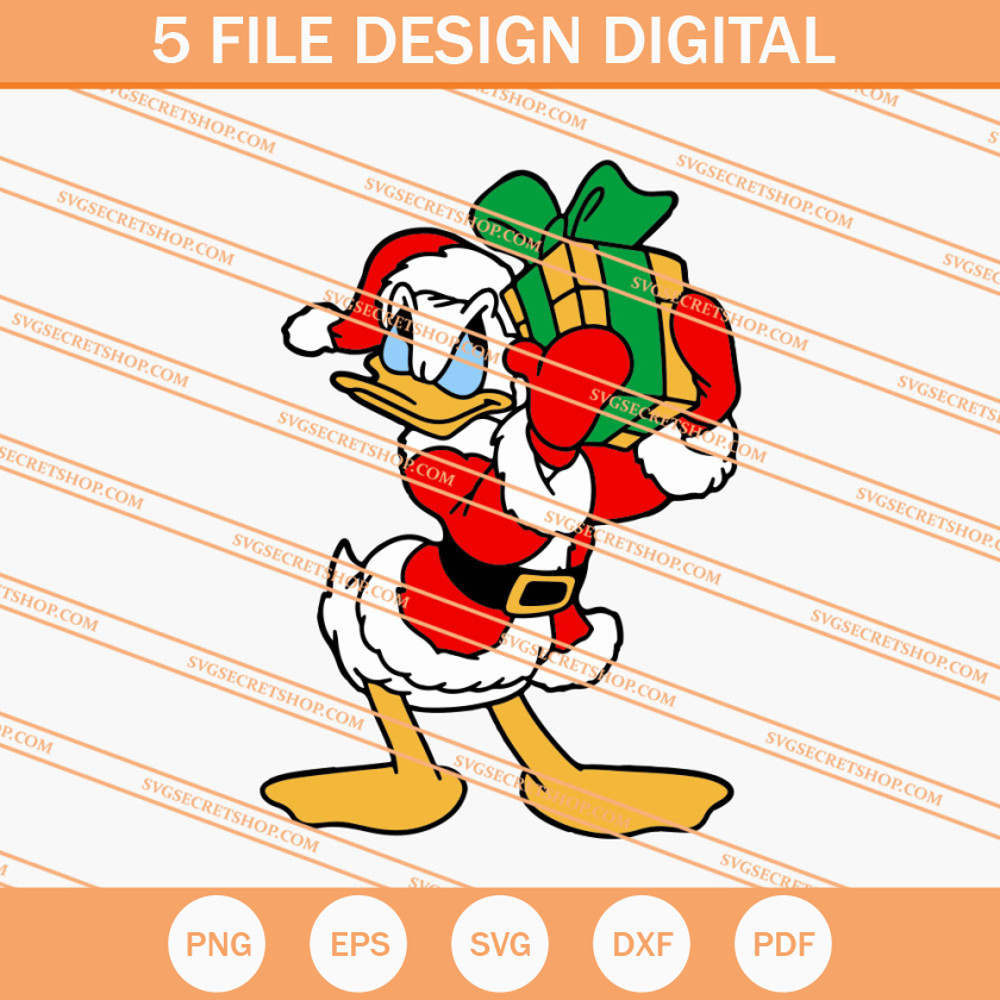 Donald Duck Christmas SVG, Christmas SVG, Donald Duck SVG - SVG Secret Shop.jpg