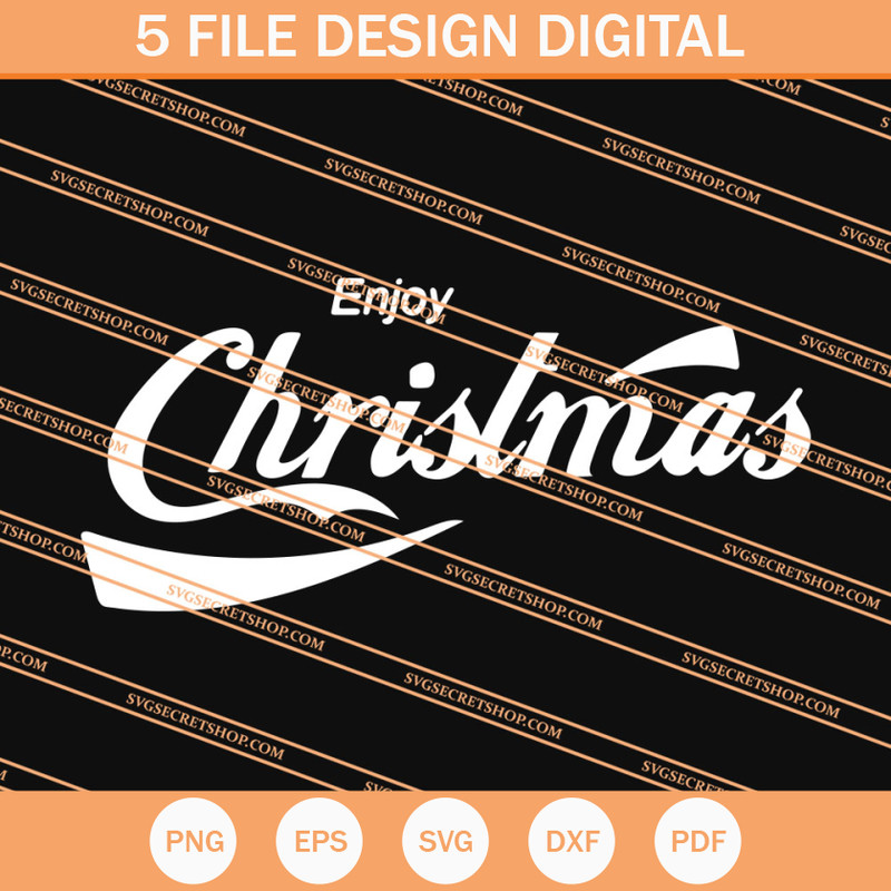 Enjoy Christmas SVG, Christmas SVG, Merry Christmas SVG - SVG Secret Shop.jpg