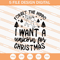 Forget The Hippo I Want A Unicorn For Christmas SVG, Christmas SVG - SVG Secret Shop.jpg
