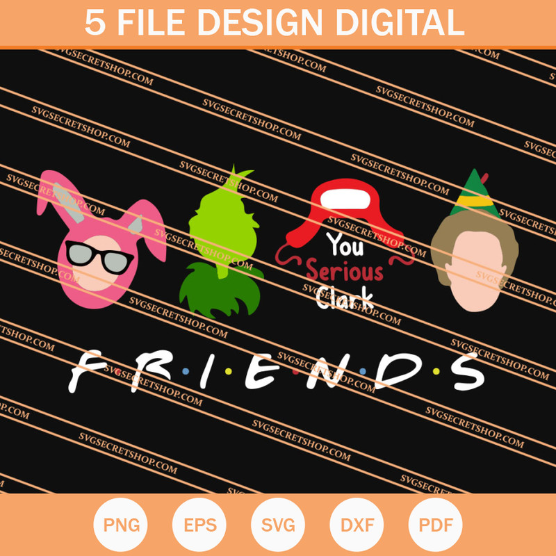 Friends Christmas SVG, Christmas SVG, Grinch SVG - SVG Secret Shop.jpg