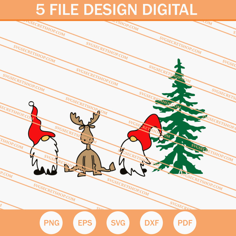 Gnomes And Reindeer Christmas SVG, Christmas SVG - SVG Secret Shop.jpg