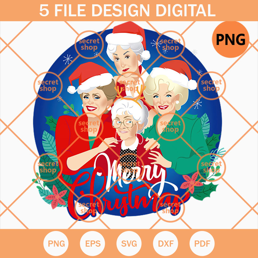 Golden Christmas PNG, Mrs. Claus PNG, Womens Santa PNG, Christmas Sticker PNG - SVG Secret Shop.jpg