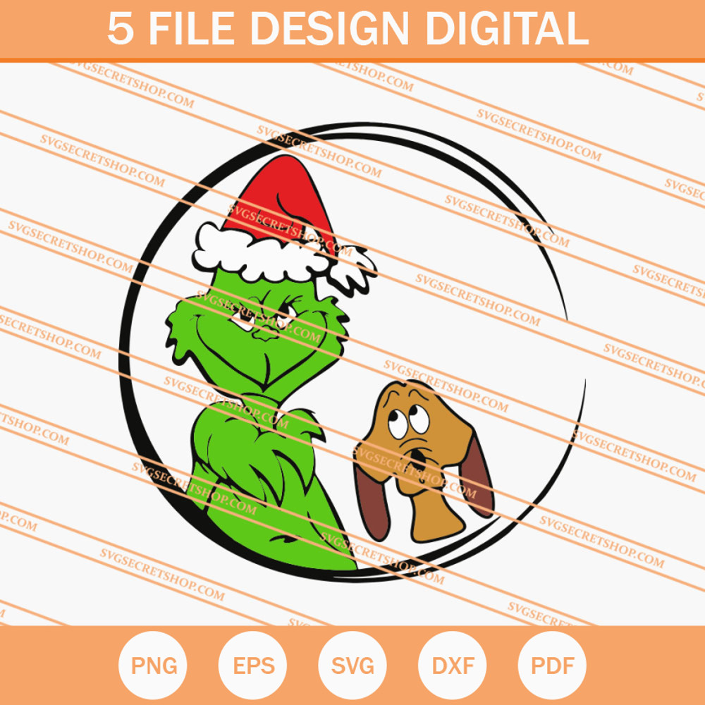 Grinch And Max Christmas SVG, Christmas SVG, Grinch SVG - SVG Secret Shop.jpg