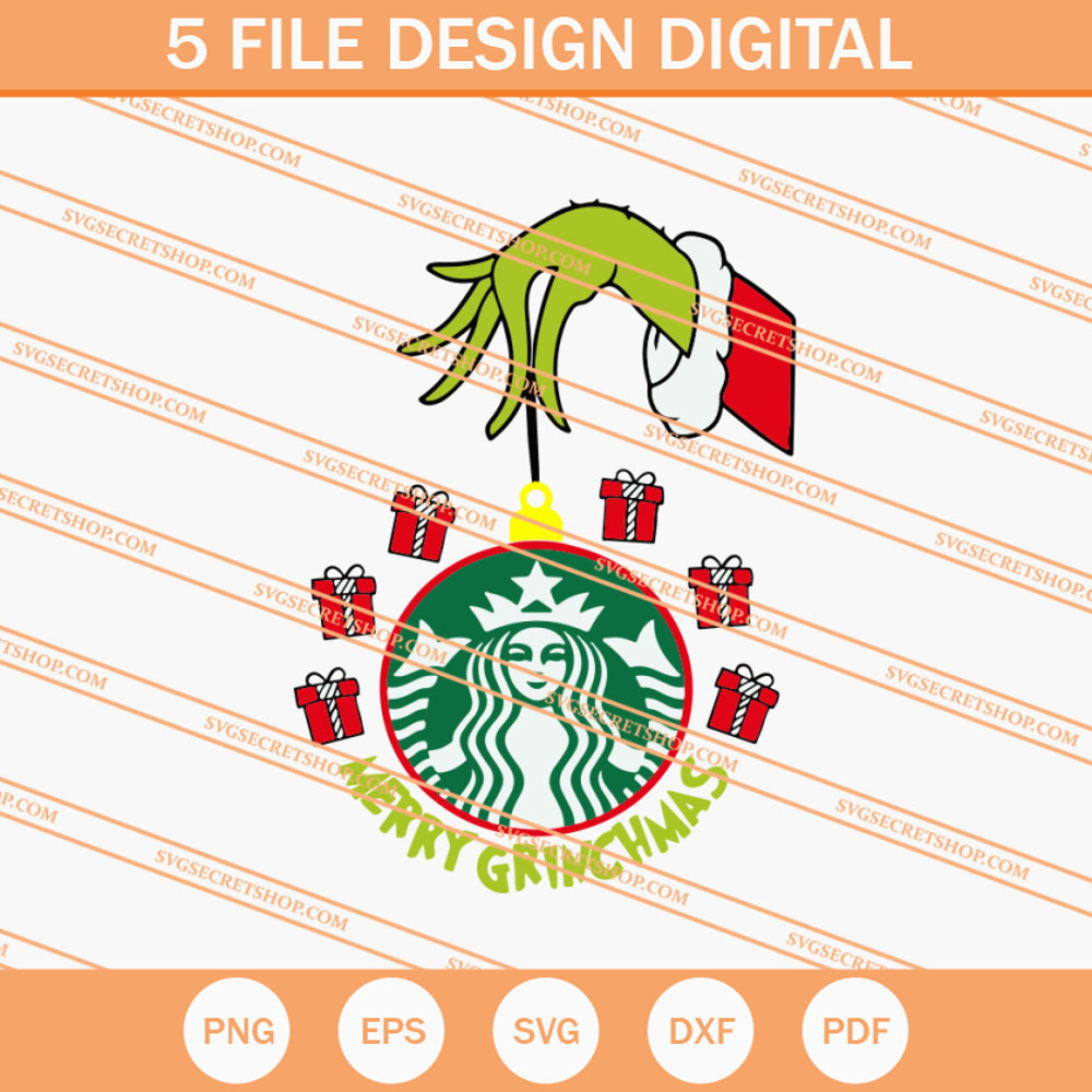 Grinch Hand Holding Starbuck SVG, Grinch SVG, Christmas SVG - SVG Secret Shop.jpg