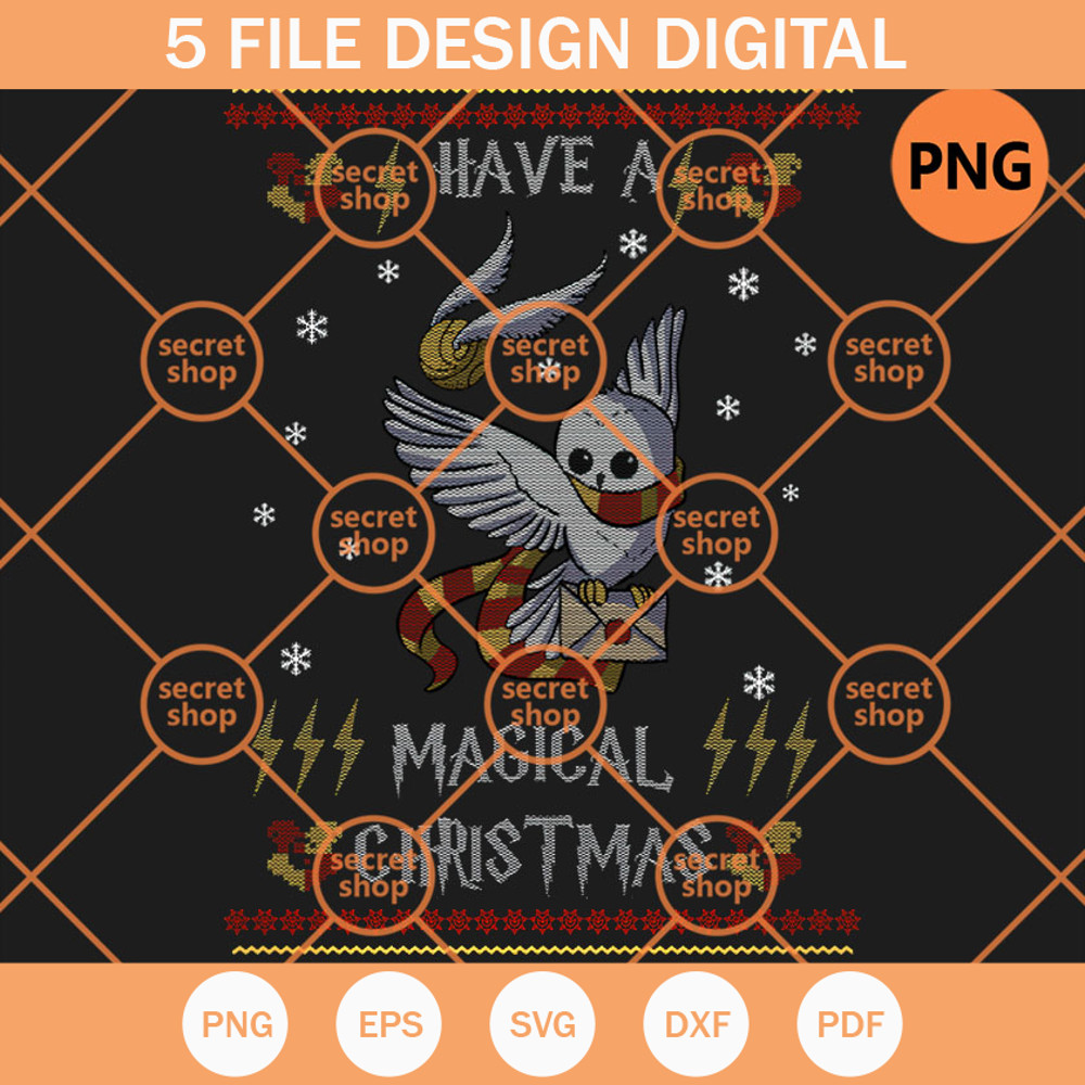 Have A Magic Christmas PNG, Christmas Sticker PNG, Christmas Item PNG, Magical Christmas PNG - SVG Secret Shop.jpg