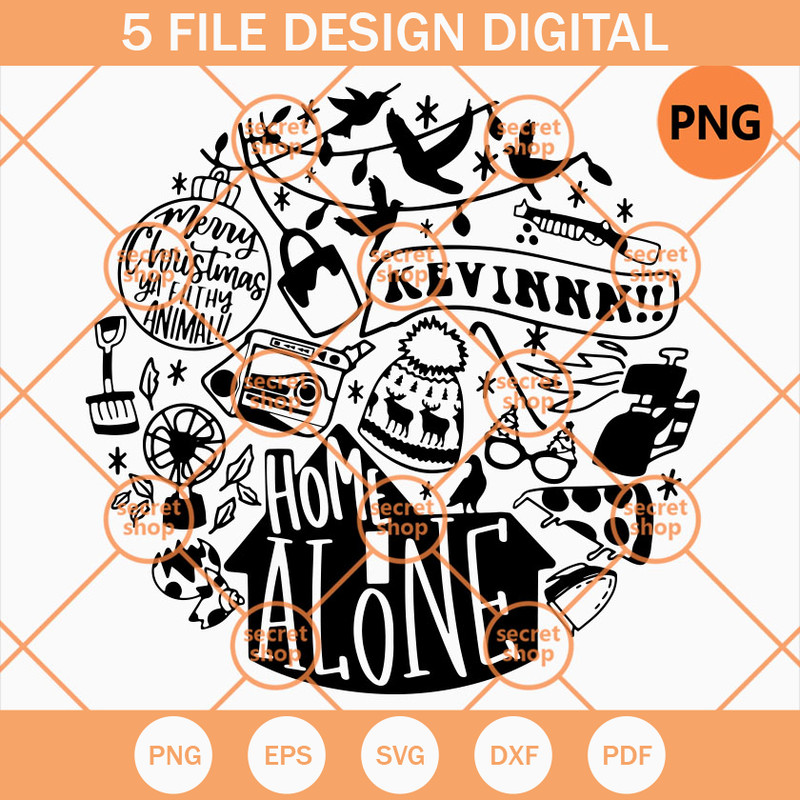 Home Alone Christmas SVG, Home Alone SVG, Comedy Film SVG, Family Movie SVG, Christmas Classic Film SVG - SVG Secret Shop.jpg