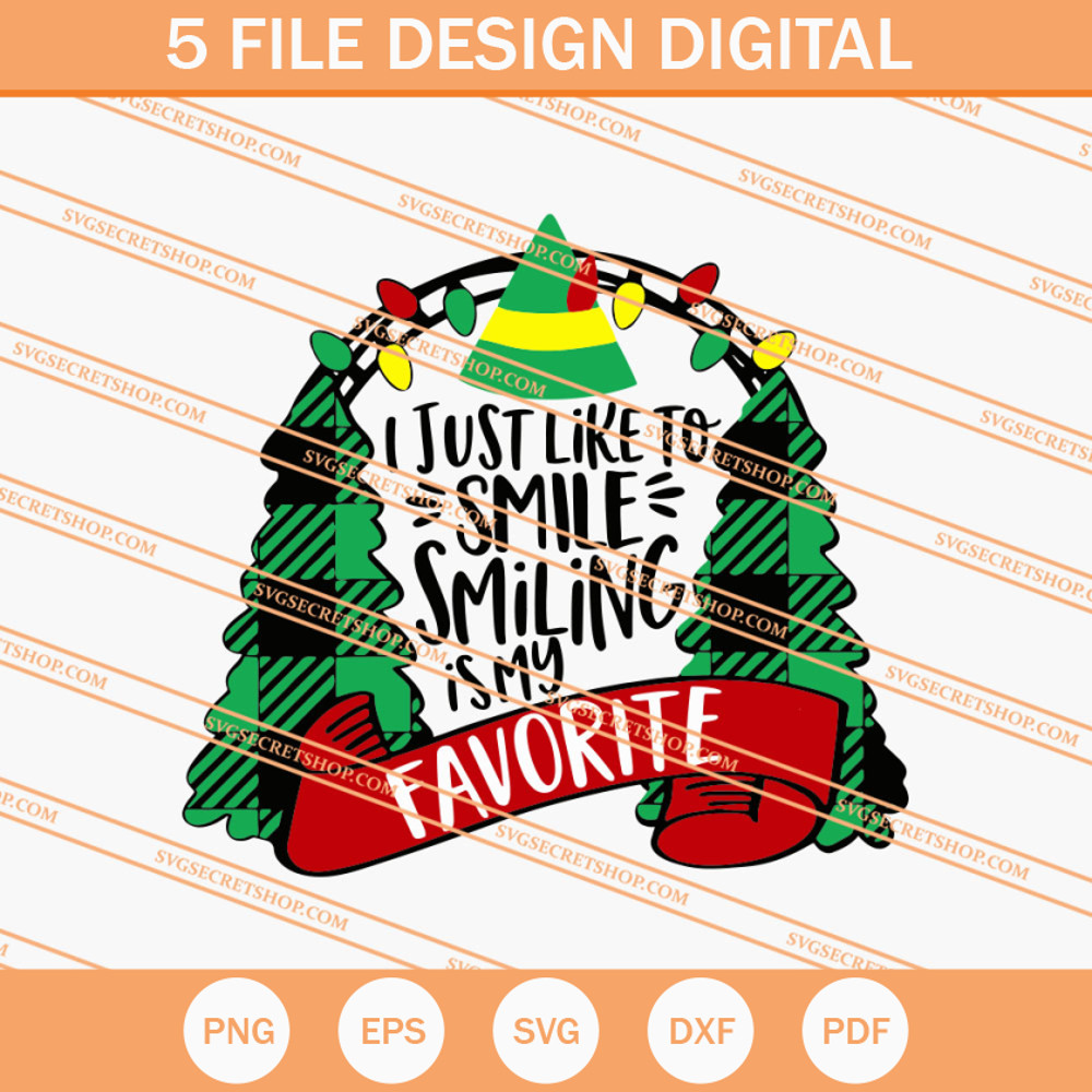 I Just Like To Smile Smiling Is My SVG, Christmas SVG - SVG Secret Shop.jpg